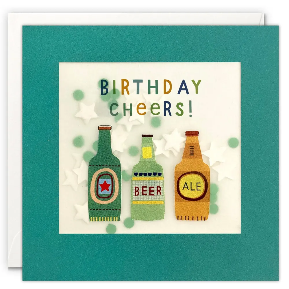 Birthday Cheers! Birthday Card- Greeting Cards