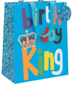 Birthday King Large Gift Bag- Gift Bags
