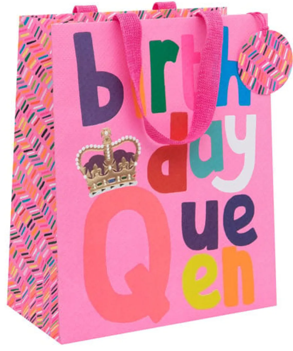 Birthday Queen Large Gift Bag- Gift Bags
