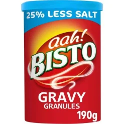 Bisto Reduced Salt Beef Gravy Granules 190g- Groceries