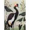 Black Crane Greeting Card- Greeting Cards