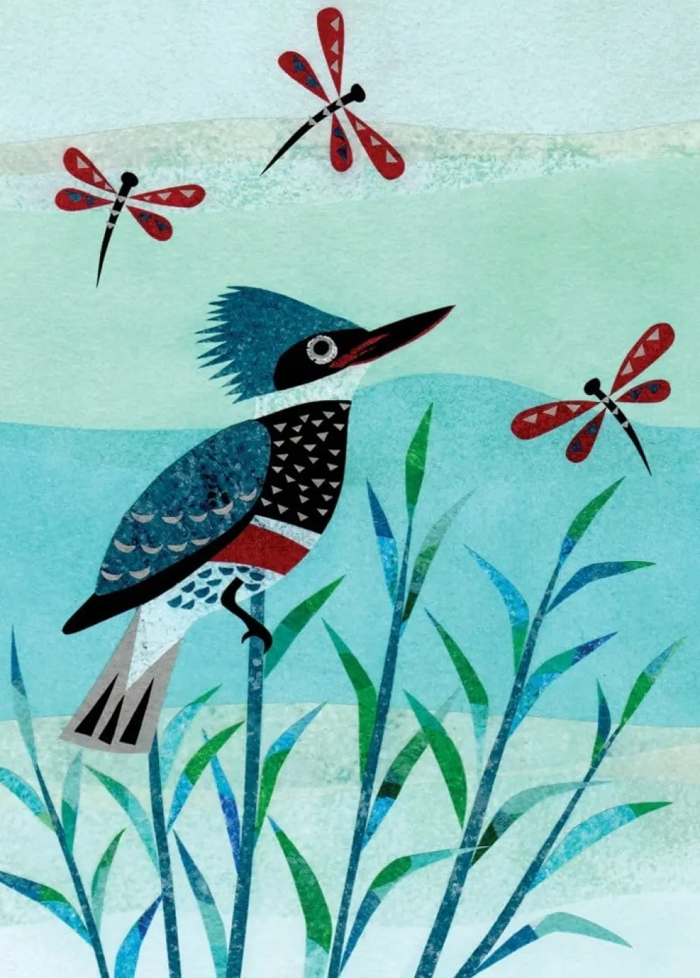 Blue Crest Sympathy Card- Greeting Cards