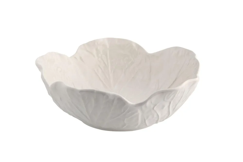 Bordallo Pinheiro Beige Cabbage Cereal Bowl- Bordallo Pinheiro