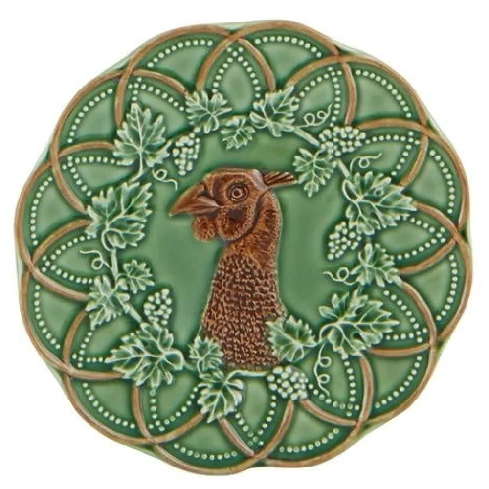 Bordallo Pinheiro Woods Bread & Butter Plate (Pheasant)- Bordallo Pinheiro|Tea Plates