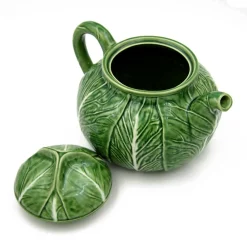Bordallo Pinheiro Cabbage Teapot- Bordallo Pinheiro|Teapots