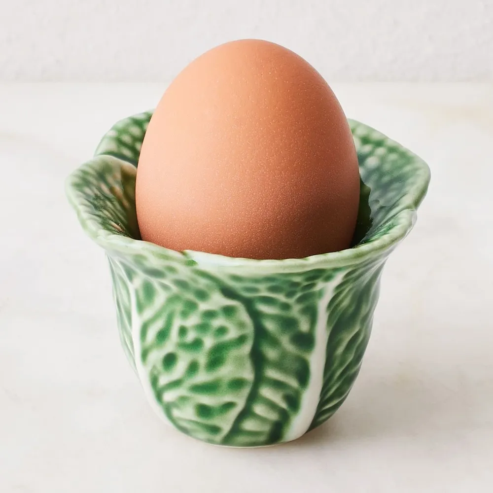 Bordallo Pinheiro Cabbage Egg Cup- Bordallo Pinheiro