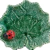 Bordallo Pinheiro Countryside Leaves Ragwort Leaf with Lady Bug- Bordallo Pinheiro|Tea Plates