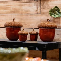 Bordallo Pinheiro x Claudia Schiffer Gudrun Small Acorn Box- Home Accents|Bordallo Pinheiro
