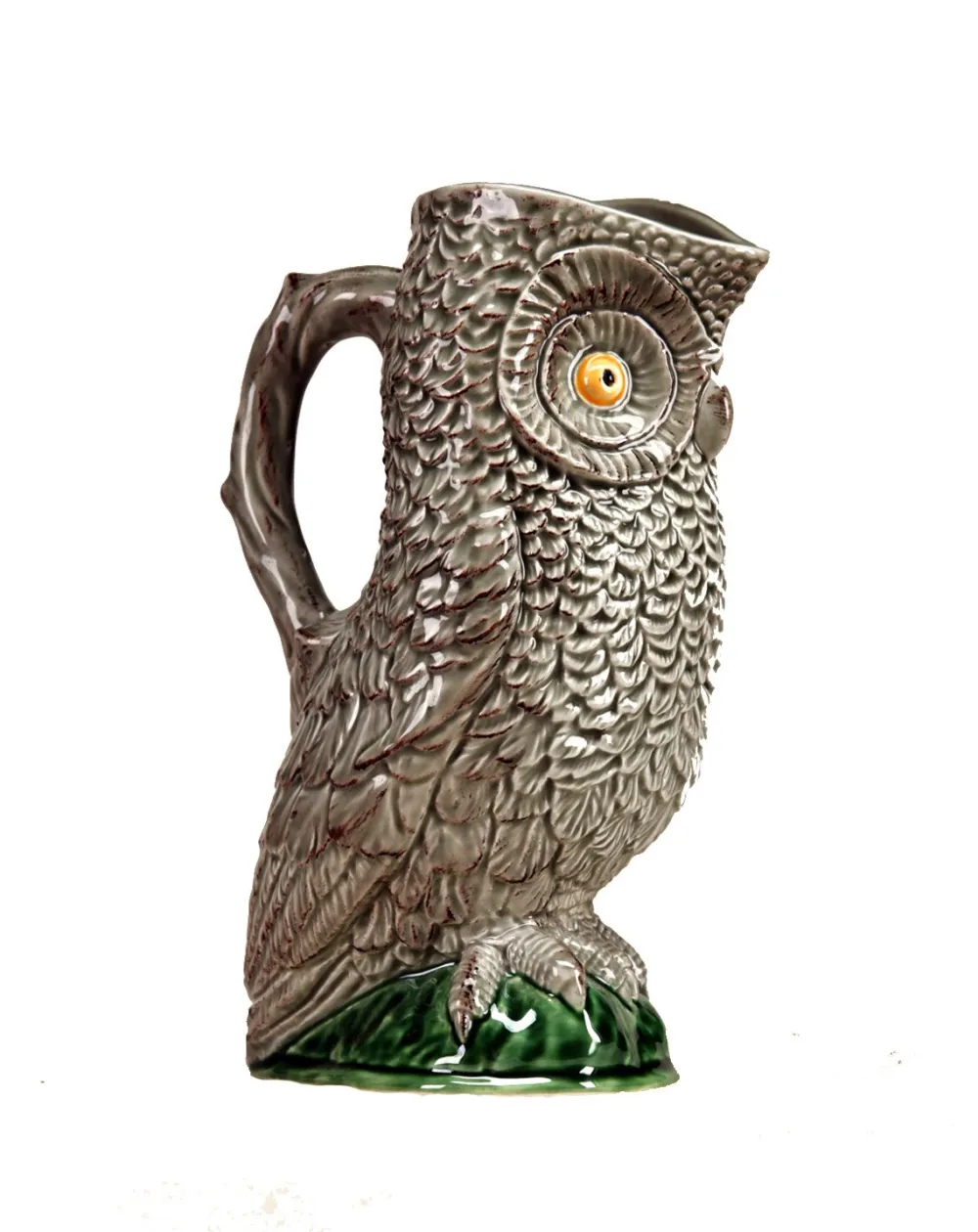 Bordallo Pinheiro Owl Pitcher- Vases|Home Accents