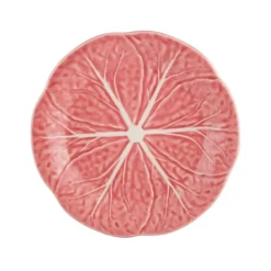 Bordallo Pinheiro Pink Cabbage Fruit Plate- Bordallo Pinheiro