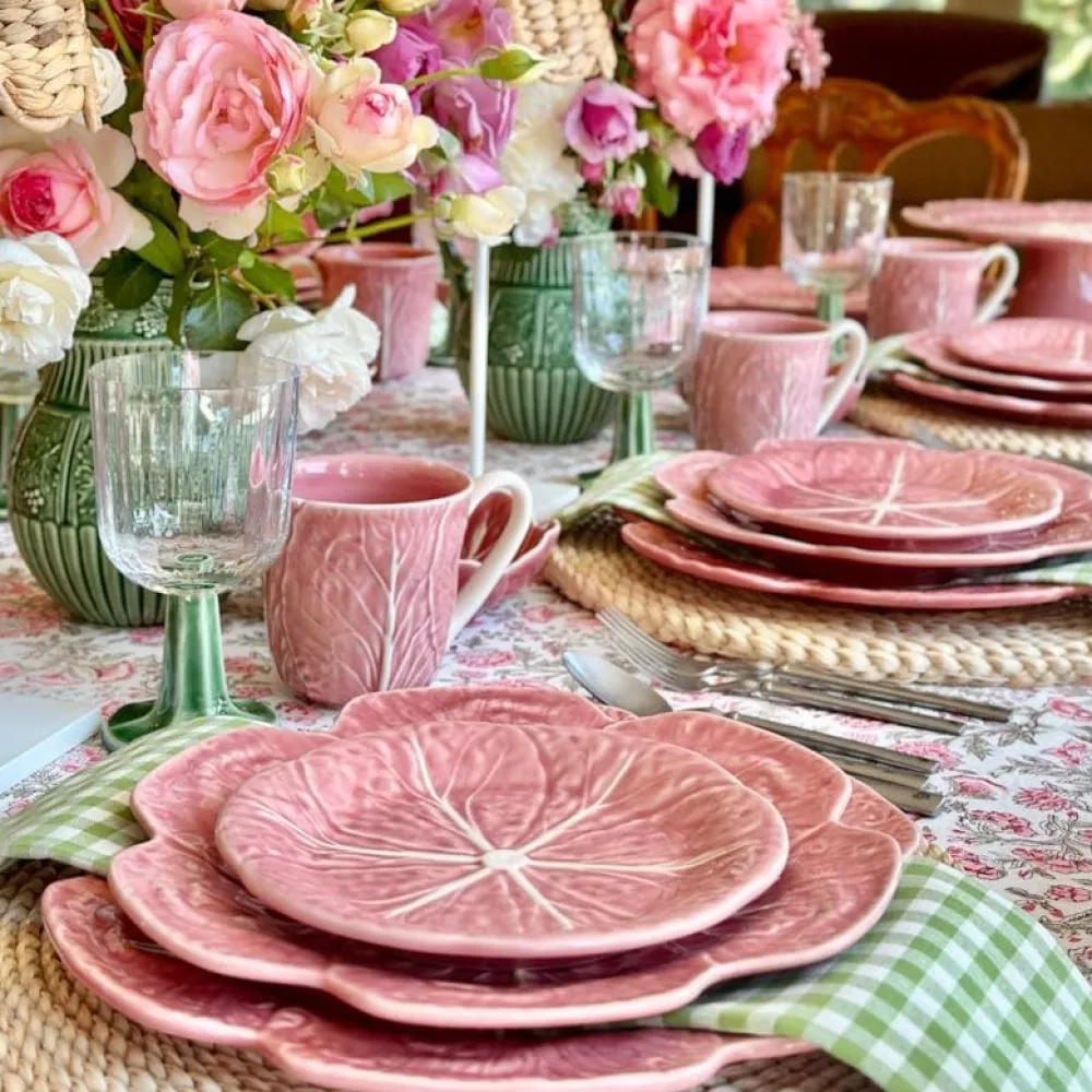 Bordallo Pinheiro Pink Cabbage Mug- Bordallo Pinheiro|Assorted Mugs