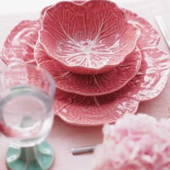 Bordallo Pinheiro Pink Cabbage Large Bowl- Bordallo Pinheiro
