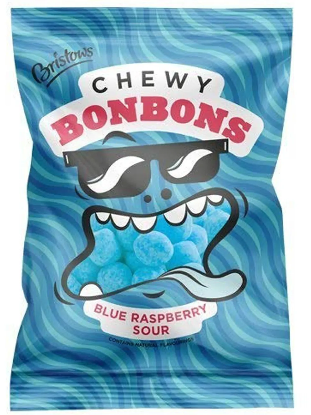 Bristows Sour Blue Raspberry Chewy BonBons- Sweets