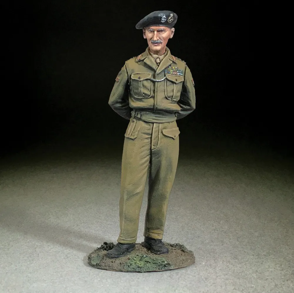 British Field Marshall Bernard Montgomery, 1944–45 Figurine- W. Britain Miniatures