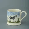 Brixton Pottery Brixton Zebra Mug Small 150ml- Brixton Pottery|Assorted Mugs