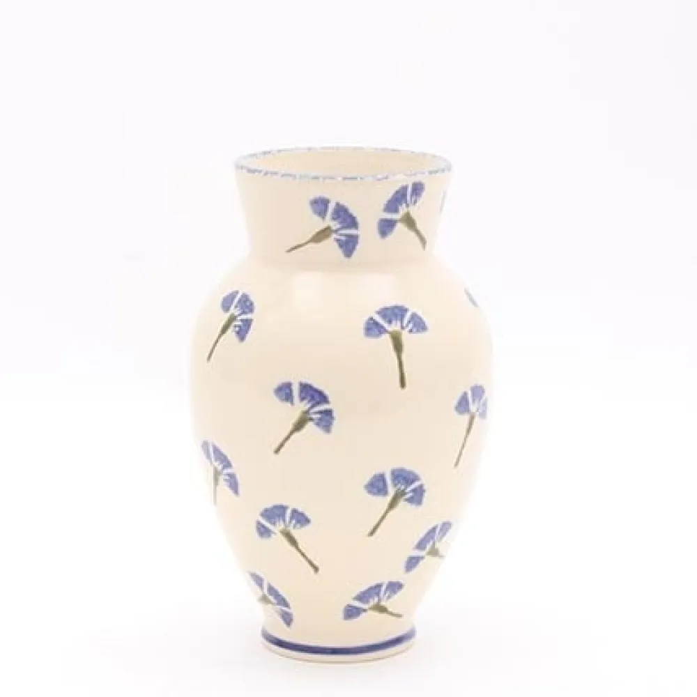 Brixton Pottery Cornflower Small Vase- Vases