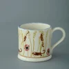 Brixton Pottery Field Mice, Corn & Poppies Small Mug- Brixton Pottery|Assorted Mugs