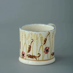 Brixton Pottery Field Mice, Corn & Poppies Small Mug- Brixton Pottery|Assorted Mugs