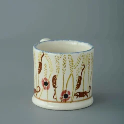 Brixton Pottery Field Mice, Corn & Poppies Small Mug- Brixton Pottery|Assorted Mugs