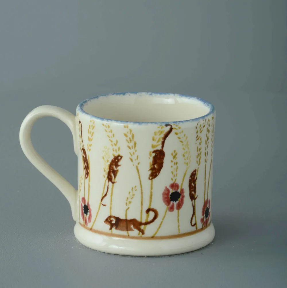 Brixton Pottery Field Mice, Corn & Poppies Small Mug- Brixton Pottery|Assorted Mugs