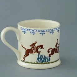 Brixton Pottery Horses Leaping Large Mug- Brixton Pottery|Assorted Mugs