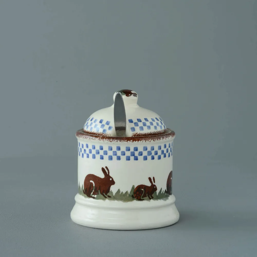 Brixton Pottery Rabbits Jam Pot- Brixton Pottery
