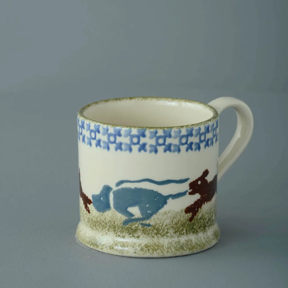 Brixton Pottery Scottie Dog Chasing Small Mug- Brixton Pottery|Assorted Mugs