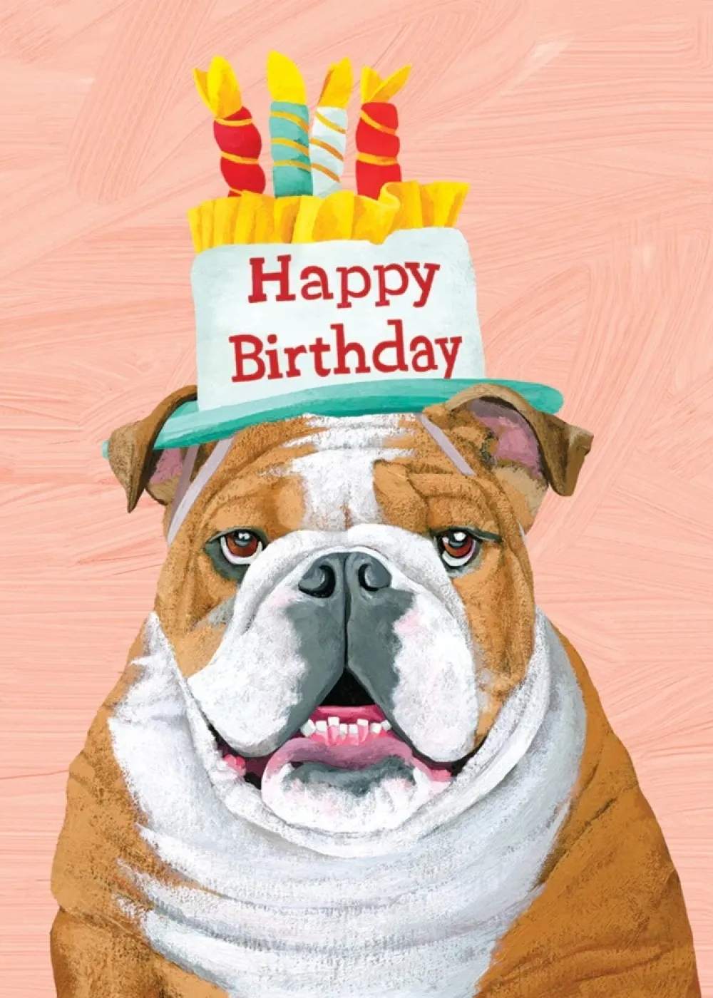 Bulldog Birthday Card- Greeting Cards