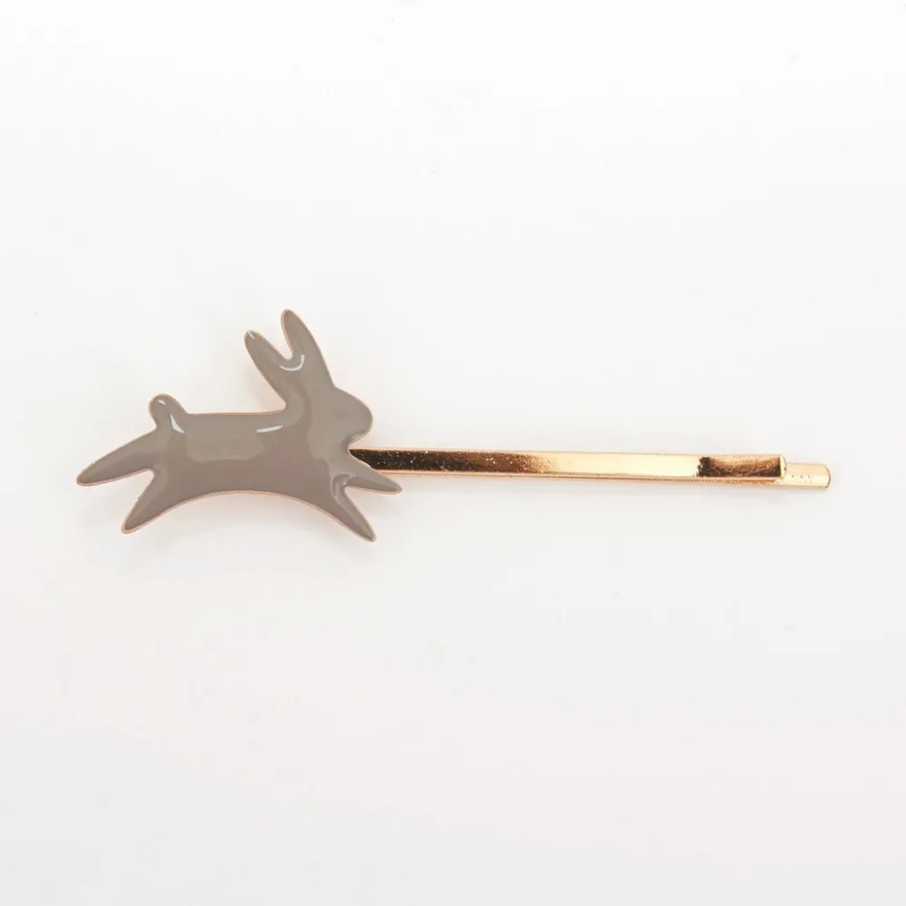 Bunny Enamel Hair Slides- Childrenswear