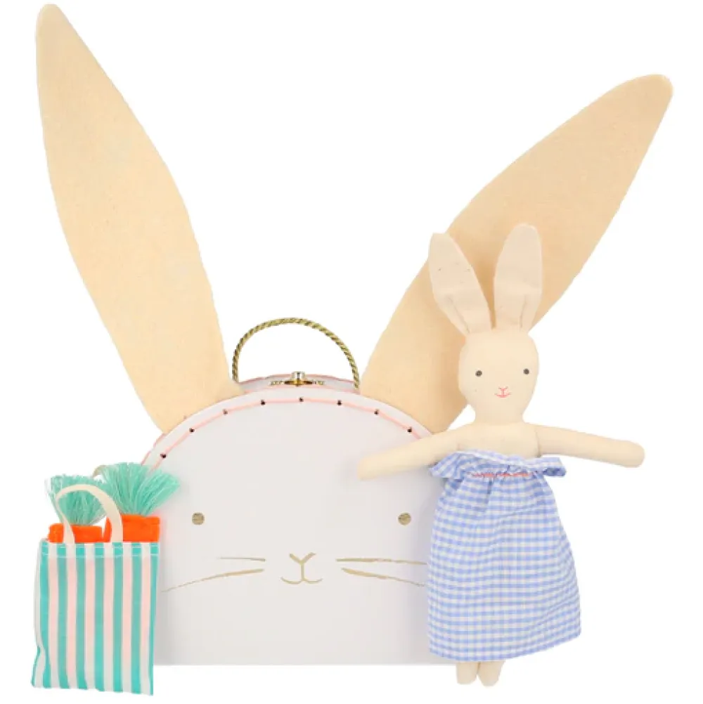 Bunny Mini Suitcase Doll- Toys