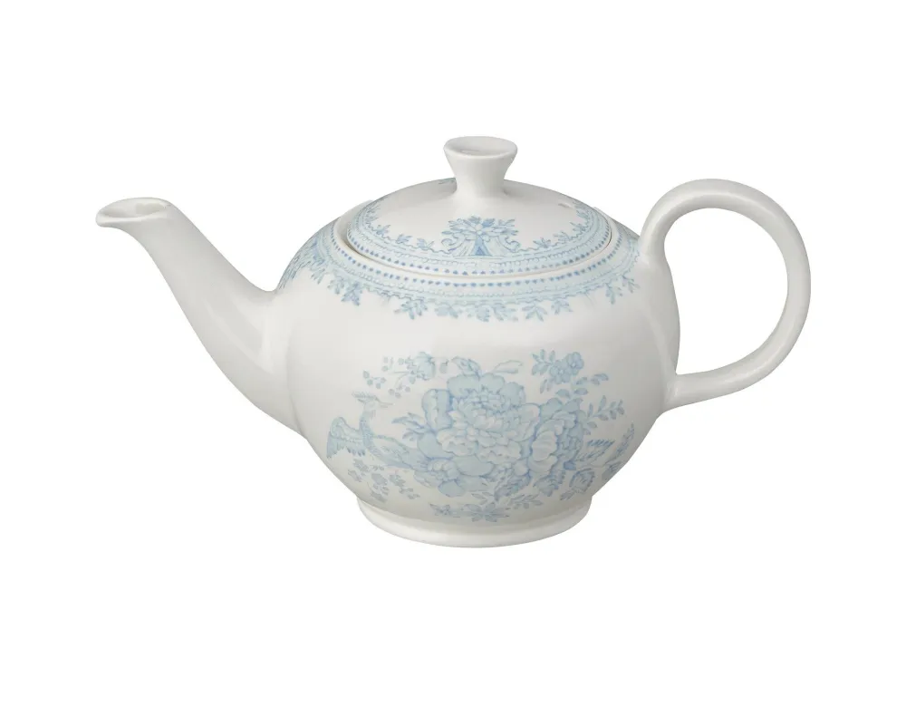 Burleigh Pottery Blue Asiatic Pheasants Small Teapot- Burleigh Pottery|Teapots