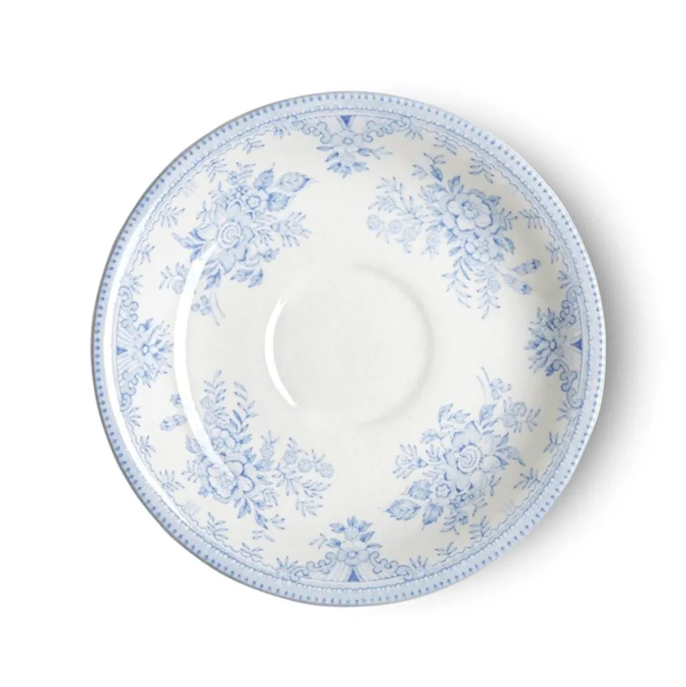 Burleigh Pottery Blue Asiatic Pheasants Teacup & Saucer- Burleigh Pottery|Teacups & Saucers