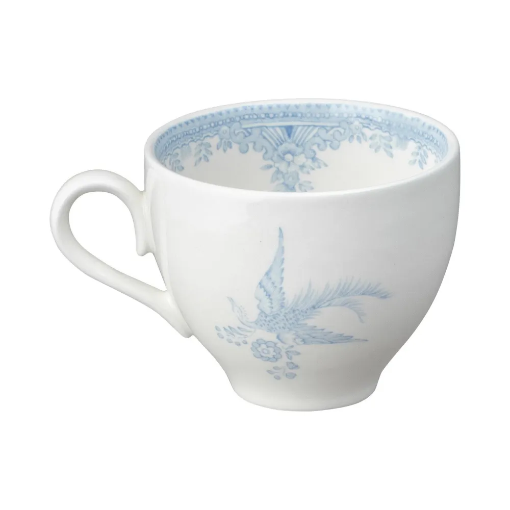 Burleigh Pottery Blue Asiatic Pheasants Teacup & Saucer- Burleigh Pottery|Teacups & Saucers