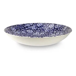 Burleigh Pottery Blue Calico Pasta Bowl- Burleigh Pottery
