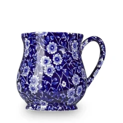 Burleigh Pottery Blue Calico Sandringham Mug- Burleigh Pottery|Assorted Mugs