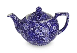 Burleigh Pottery Blue Calico Small Teapot- Burleigh Pottery|Teapots