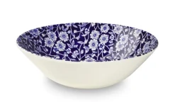Burleigh Pottery Blue Calico Cereal Bowl- Burleigh Pottery