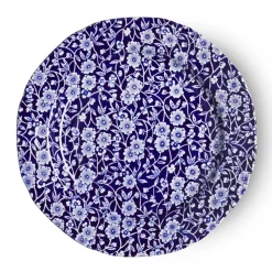 Burleigh Pottery Blue Calico Medium Plate- Burleigh Pottery