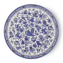 Burleigh Pottery Blue Regal Peacock Dinner Plate- Burleigh Pottery