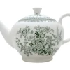 Burleigh Pottery Dark Green Asiatic Pheasants Large Teapot- Burleigh Pottery|Teapots