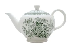Burleigh Pottery Dark Green Asiatic Pheasants Large Teapot- Burleigh Pottery|Teapots
