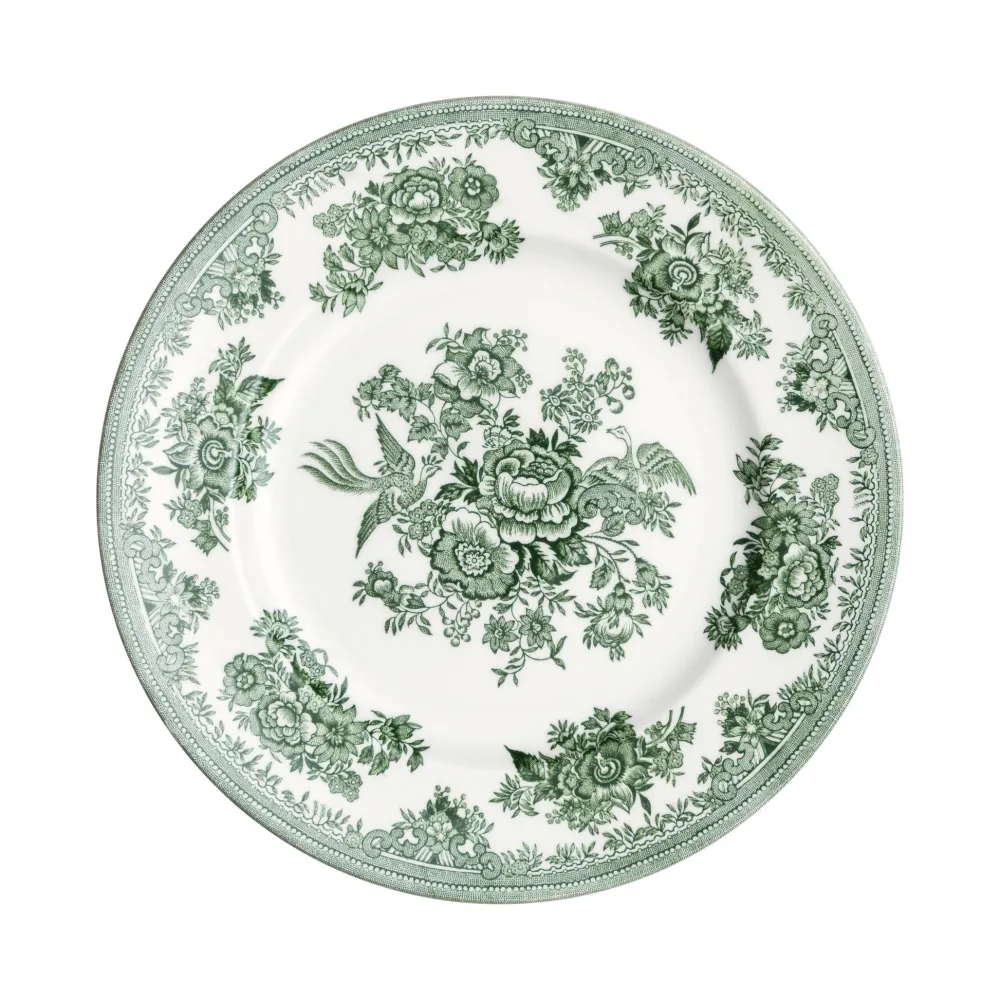 Burleigh Pottery Dark Green Asiatic Pheasants Small Plate- Burleigh Pottery|Tea Plates