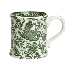 Burleigh Pottery Green Regal Peacock Footed Mug- Burleigh Pottery|Assorted Mugs