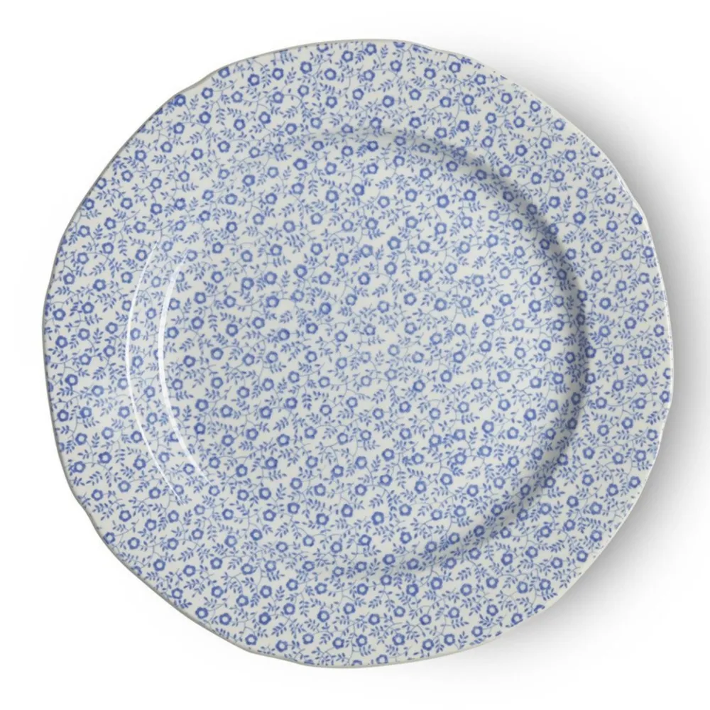 Burleigh Pottery Pale Blue Felicity Medium Plate- Burleigh Pottery