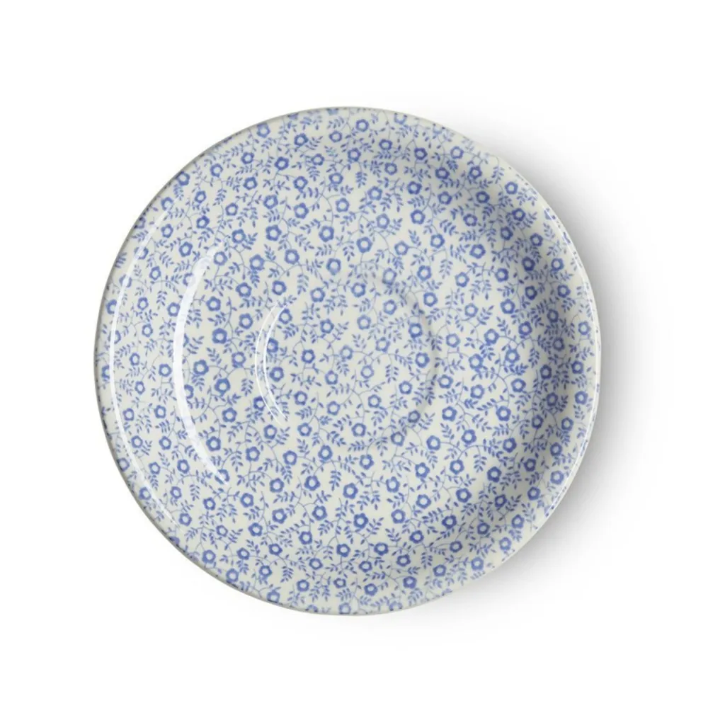 Burleigh Pottery Pale Blue Felicity Teacup & Saucer- Burleigh Pottery|Teacups & Saucers