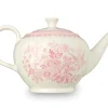 Burleigh Pottery Pink Asiatic Pheasants Large Teapot- Burleigh Pottery|Teapots