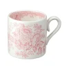 Burleigh Pottery Pink Asiatic Pheasants Mini Mug- Burleigh Pottery|Assorted Mugs