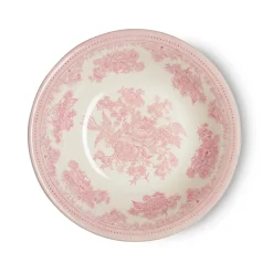 Burleigh Pottery Pink Asiatic Pheasants Pudding & Soup Bowl- Burleigh Pottery
