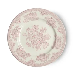 Burleigh Pottery Pink Asiatic Pheasants Small Plate- Burleigh Pottery|Tea Plates