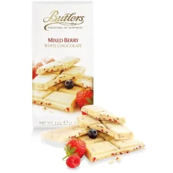 Butlers White Chocolate Mixed Berries Bar- British Chocolate